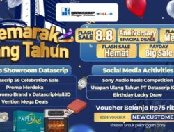 Promo Agustus 2025: Diskon & Hadiah Spesial HUT RI ke-80 & PT Datascrip ke-56
