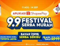 ShopeePay 9.9 Festival: Bayar QRIS Rp1.000 & Menang Mobil