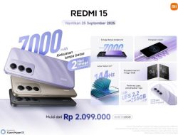 Redmi 15 Resmi Rilis di Indonesia dengan Baterai 7000mAh