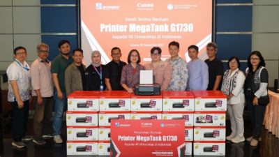 588 Printer Didonasikan Canon-Datascrip Lewat Program CSR