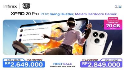 Infinix XPAD 20 Pro Resmi Meluncur: Tablet AI Rp2 Jutaan