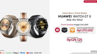HUAWEI WATCH GT 6 Hadir dengan Strap Brown dan Baterai 21 Hari