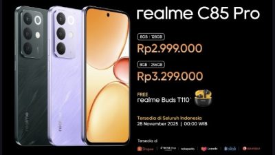 realme C85 Series IP69 Pro Pertama di Kelas Harga 2–3 Jutaan