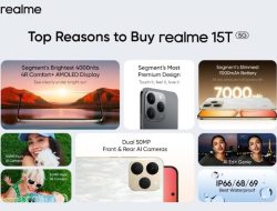 realme 15T 5G Hadir! HP 5G Rp3 Jutaan dengan Baterai 7000mAh Paling Tipis