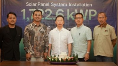 MODENA Energy Resmikan Instalasi Solar Panel di Aneka Rimba Indonusa