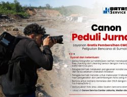 Canon Peduli Jurnalis, Layanan Cleaning Kamera Gratis di Sumatra