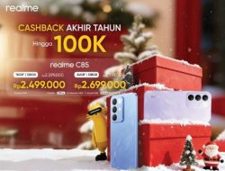 Promo Akhir Tahun realme C85 dengan Cashback Rp100.000