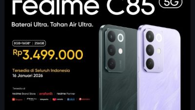realme C85 5G Hadir di Indonesia, Smartphone Waterproof Terbaik