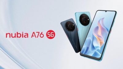 nubia V80 Max & A76 5G, Smartphone Tangguh Harga Rp1 Jutaan