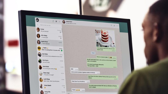 cara blur whatsapp web
