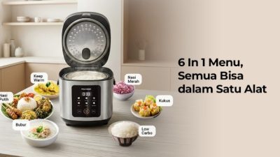 Polytron menghadirkan rice cooker low carbo