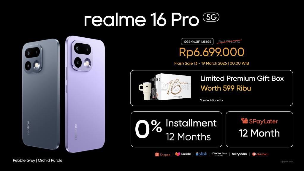 harga dan spek realme 16 pro 5G