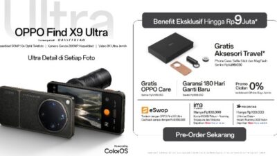 OPPO Find X9 Ultra Segera Hadir di Indonesia, Early Pre-Order Dibuka 