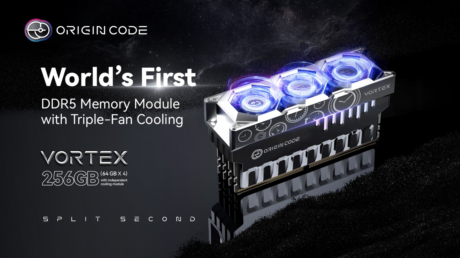 Origin Code VORTEX DDR5: Modul Memori Pertama di Dunia dengan Pendingin Triple-Fan