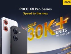 POCO X8 Pro Series Terjual 30.000 Unit dalam 24 Jam di Indonesia