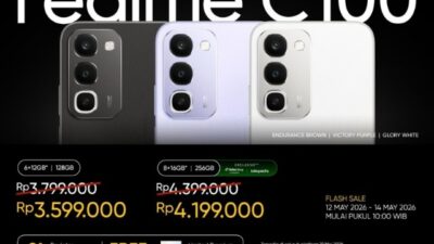 realme C100 Series Bawa Baterai 8000mAh Pertama di Kelasnya