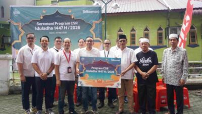 Telkomsel Salurkan Hewan Kurban Iduladha 1447 H, Semangat Kebersamaan 