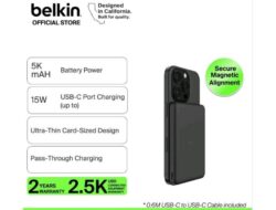 Ringkas dan Andal, Belkin BoostCharge Magnetic Power Bank 5K