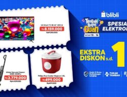 Upgrade Elektronik Rumah Tangga Lebih Praktis di Blibli Tengah Bulan Cuan