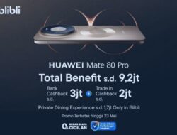 HUAWEI Mate 80 Pro Jadi Incaran Tech Enthusiast, Blibli Hadirkan Benefit