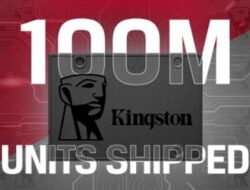 Kingston A400 Lampaui 100 Juta Unit Penjualan Global