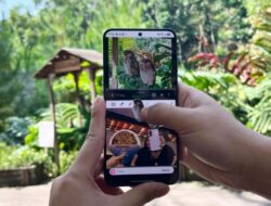 Multi Window dan Drag & Drop di Galaxy A57 5G Mudahkan Bikin Scrapbook Digital