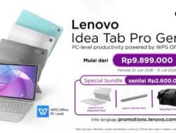 Lenovo Idea Tab Pro Gen 2 Mulai Dijual 25 Juni 2026 di Indonesia