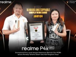 realme P4x Pecahkan Rekor MURI “10 Jam Main MOBA Tanpa Henti Sekali Charge”