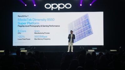 OPPO Reno16 Pro 5G dengan MediaTek Dimensity 8550 Super