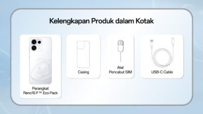 OPPO Reno16 F 5G Eco Pack Hadir dengan Penyimpanan Besar dan Fitur AI Lengkap