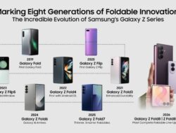 Delapan Generasi Inovasi Foldable: Lompatan Evolusi Samsung Galaxy Z Series