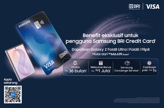 Samsung BRI Credit Card Tawarkan Diskon Spare Parts hingga 50%