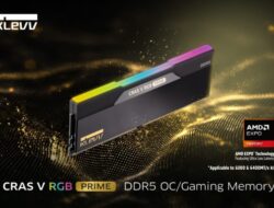 KLEVV Luncurkan Memori Gaming CRAS V RGB PRIME DDR5 dengan Latensi Ultra-Rendah