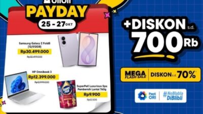 Promo Blibli Pay Day Oktober 2026 Tawarkan Diskon hingga Rp700 Ribu