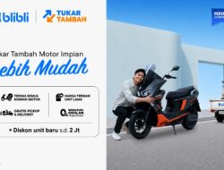 Tukar Tambah Motor Online Pertama Hadir di Blibli